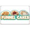 Signmission Funnel Cakes Banner Concession Stand Food Truck Single Sided B-120 Funnel Cakes19 - alternate 1